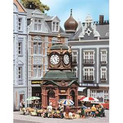 Clock kiosk.