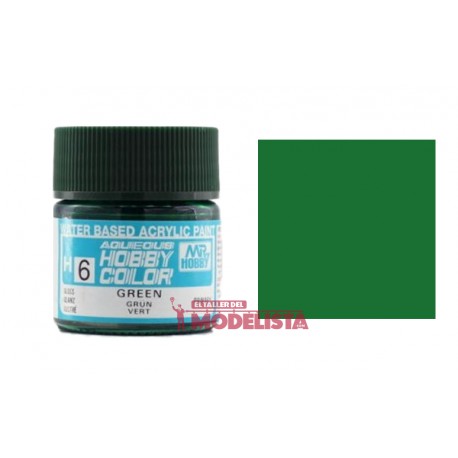 Green 10 ml. Gunze Sangyo. HOBBY COLOR H006