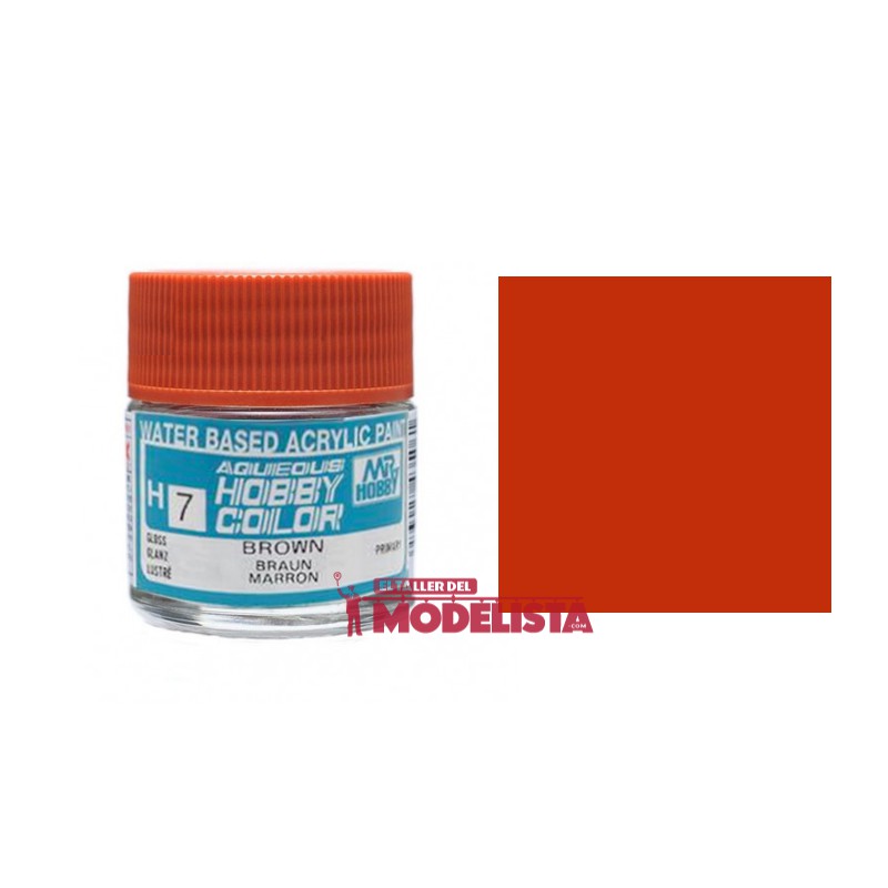 Brown 10 ml. Gunze Sangyo. HOBBY COLOR H007 Brown 10 ml. Gunze Sangyo. HOBBY COLOR H007