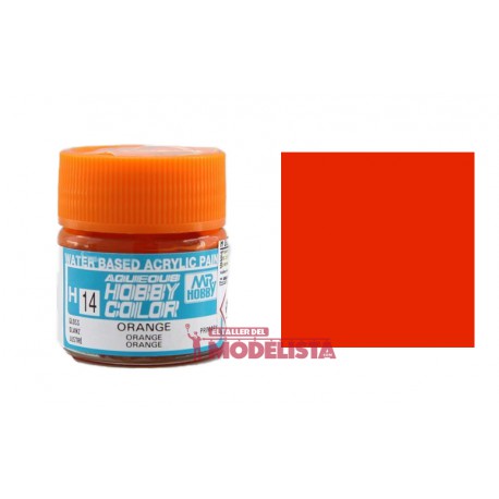 Orange 10 ml. Gunze Sangyo. HOBBY COLOR H014