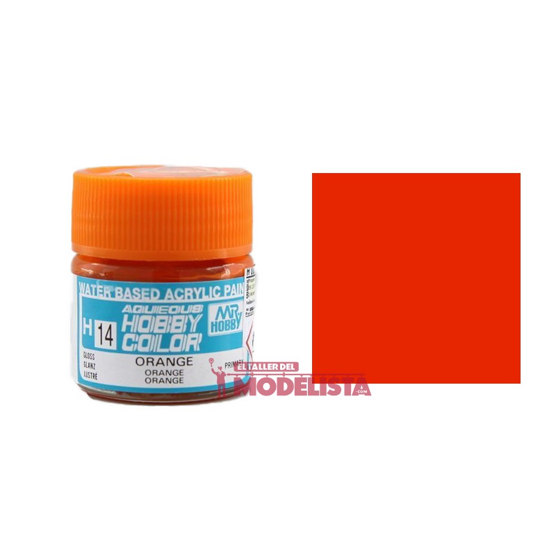 Naranja 10 ml. Gunze Sangyo. HOBBY COLOR H014