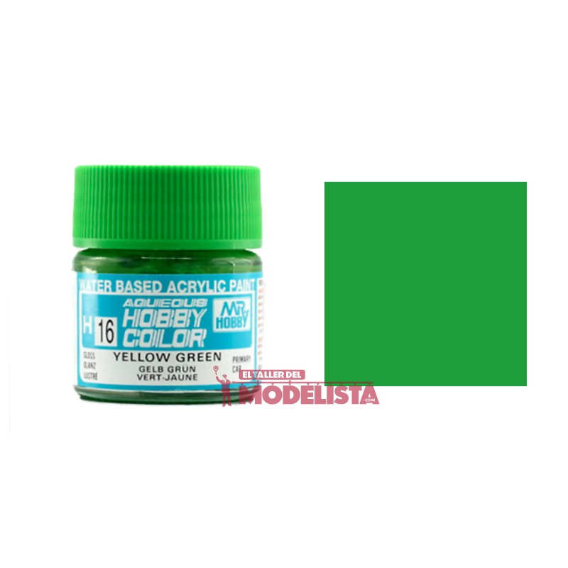 Verde amarillento 10 ml. Gunze Sangyo. HOBBY COLOR H016