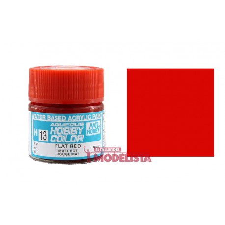 Rojo mate 10 ml. Gunze Sangyo. HOBBY COLOR H013