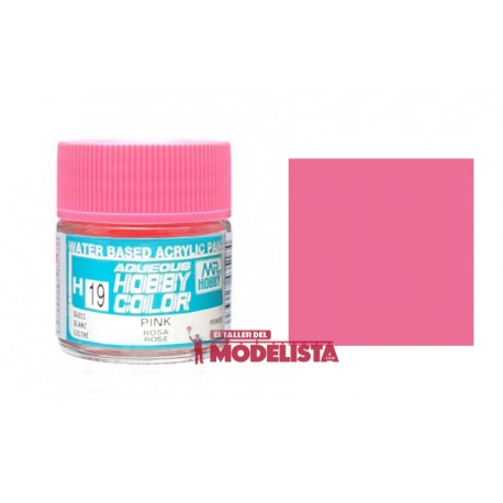 Pink 10 ml. Gunze Sangyo. HOBBY COLOR H019