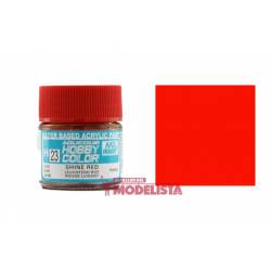 Rojo brillante 10 ml. Gunze Sangyo. HOBBY COLOR H023
