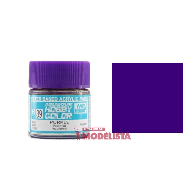 Purple 10 ml. Gunze Sangyo. HOBBY COLOR H039