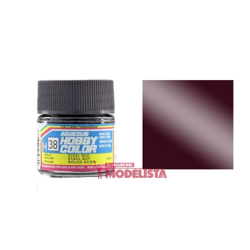 Rojo hierro 10 ml. Gunze Sangyo. HOBBY COLOR H038