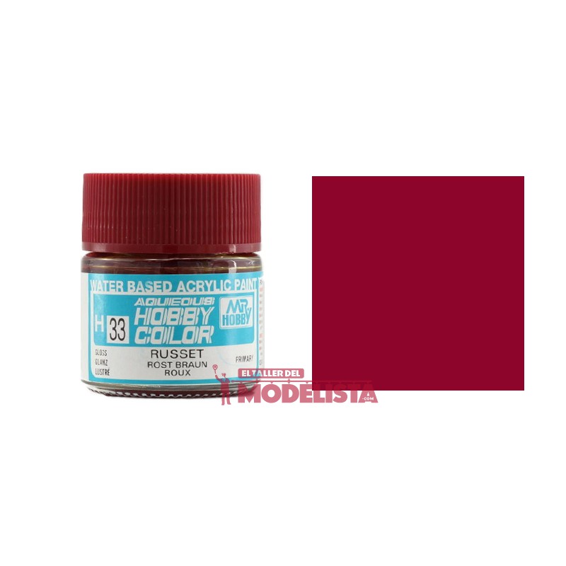 Marrón rojizo 10 ml. Gunze Sangyo. HOBBY COLOR H033