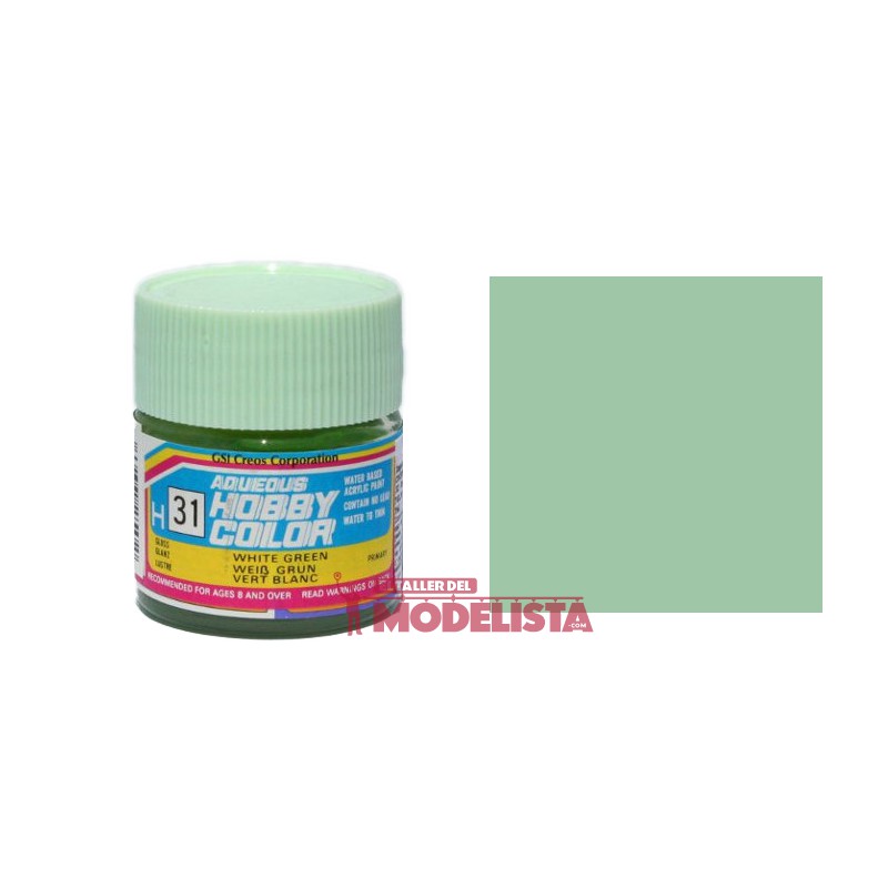 Blanco verdoso 10 ml. Gunze Sangyo. HOBBY COLOR H031