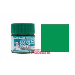Emerald green 10 ml. Gunze Sangyo. HOBBY COLOR H046
