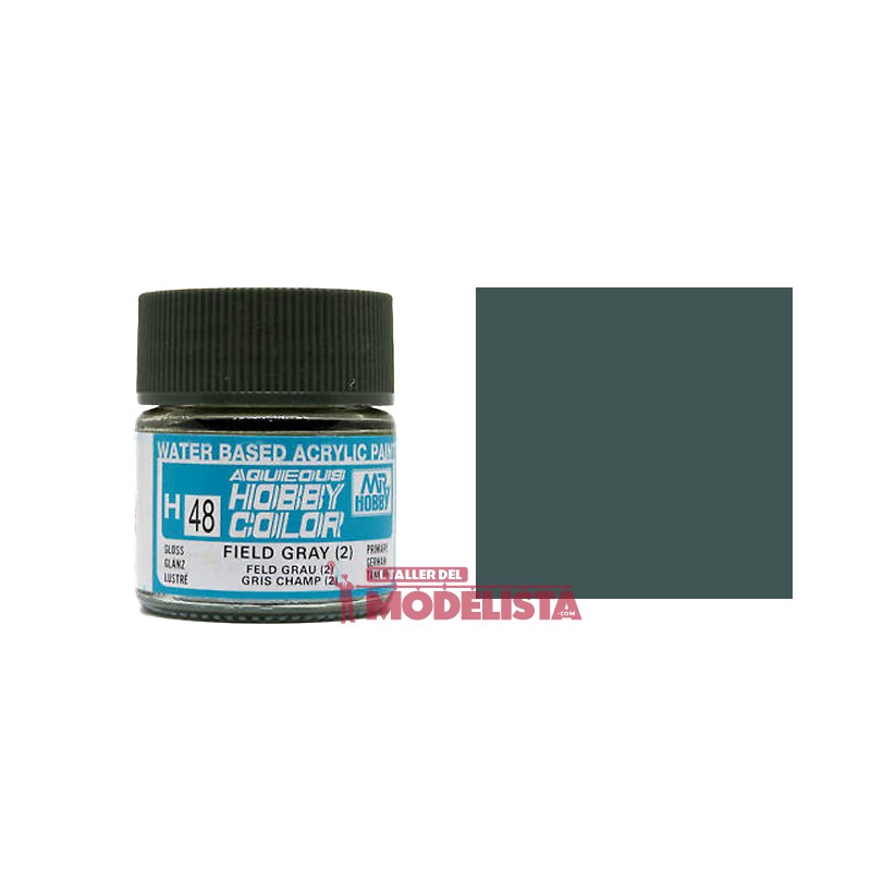 Field gray 10 ml. Gunze Sangyo. HOBBY COLOR H048