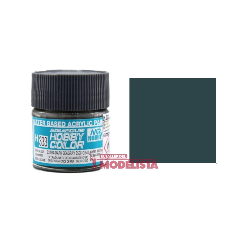 Gris mar muy oscura 10 ml. Gunze Sangyo. HOBBY COLOR H333