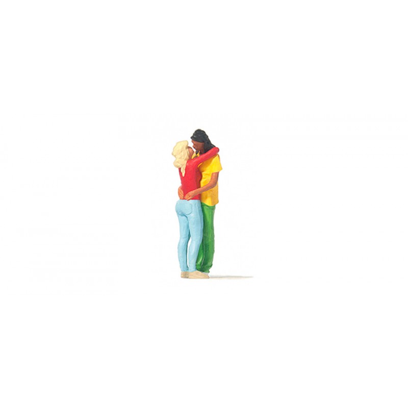 Kissing couple.
