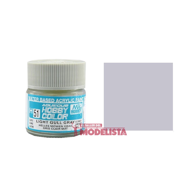 Gris ligero-gaviota 10 ml. Gunze Sangyo. HOBBY COLOR H051