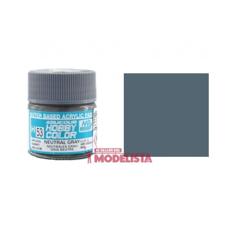 Neutral gray 10 ml. Gunze Sangyo. HOBBY COLOR H053