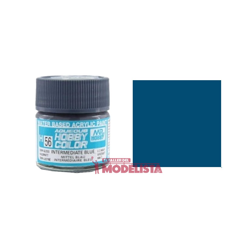 Intermediate blue 10 ml. Gunze Sangyo. HOBBY COLOR H056