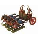 Persian chariot and cavalry. Persian chariot and cavalry.