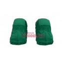 Wagon load: Two VW cars w/ green canvas. Wagon load: Two VW cars w/ green canvas.