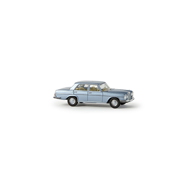 Mercedes Benz 280 SE, gris azul.