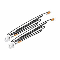 LED adhésive pour intérieurs (x2). Blanc chaud.
