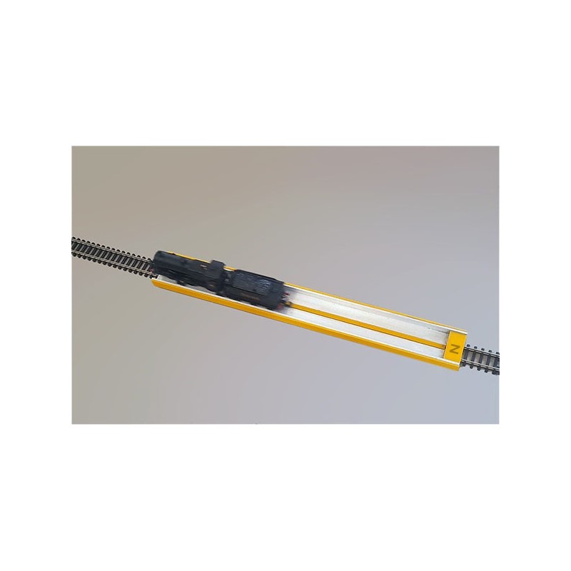 Encarrilador funcional para locomotoras.