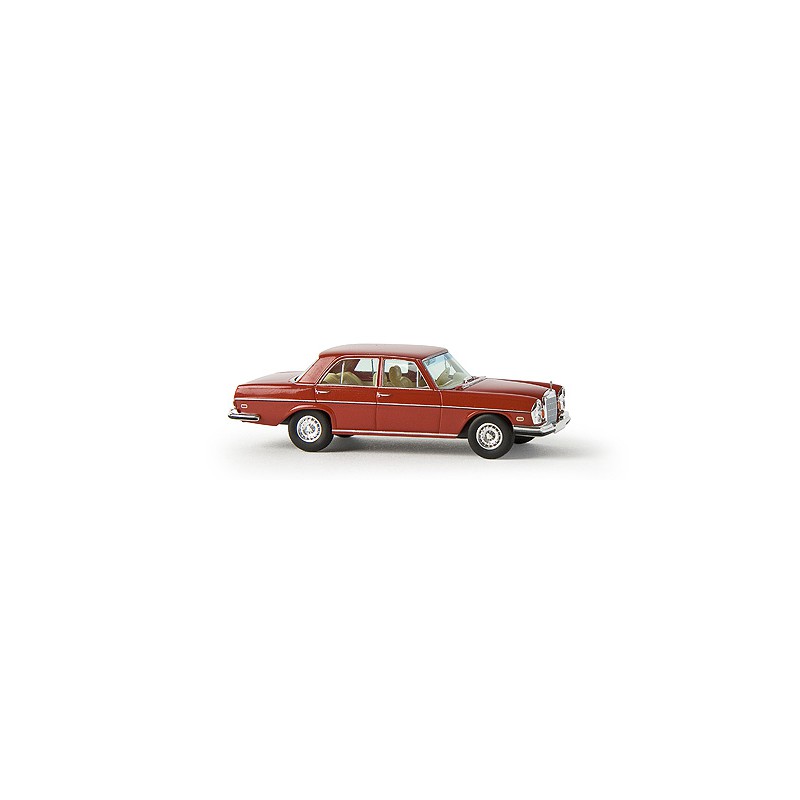 Mercedes Benz 280 SE, red.