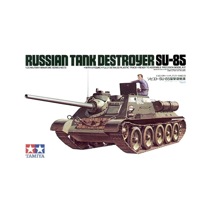 SU-85, cazacarros soviético. SU-85, cazacarros soviético.