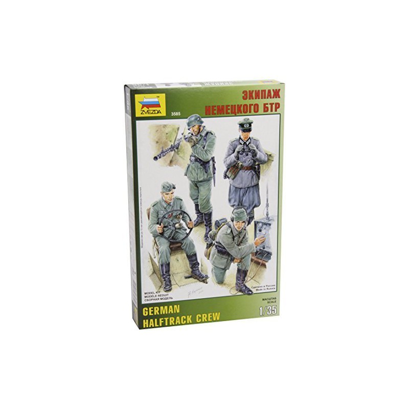 German halftrack crew.