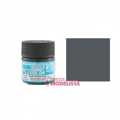 RLM74 drak gray 10 ml. Gunze Sangyo. HOBBY COLOR H068 RLM74 drak gray 10 ml. Gunze Sangyo. HOBBY COLOR H068