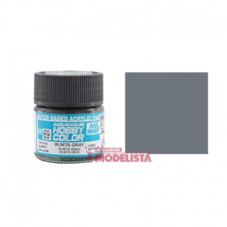 RLM75 gray 10 ml. Gunze Sangyo. HOBBY COLOR H069