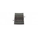 Curved track R2¼ mm, 7,5 Deg.