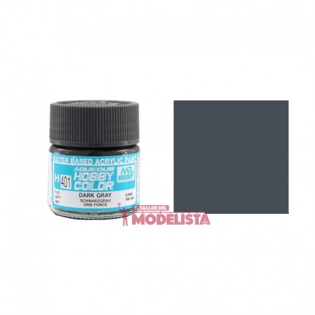 Dark gray 10 ml. Gunze Sangyo. HOBBY COLOR H401