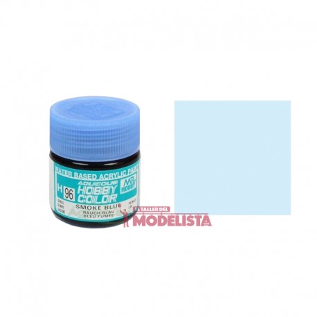 Smoke blue 10 ml. Gunze Sangyo. HOBBY COLOR H096