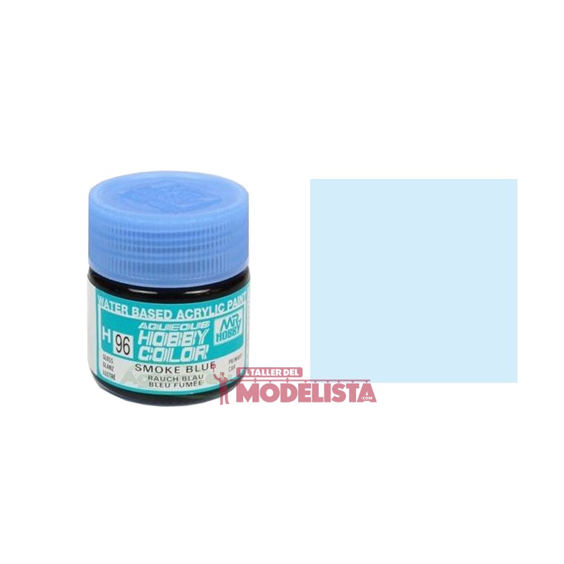 Smoke blue 10 ml. Gunze Sangyo. HOBBY COLOR H096 Smoke blue 10 ml. Gunze Sangyo. HOBBY COLOR H096