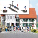 Traffic islands.