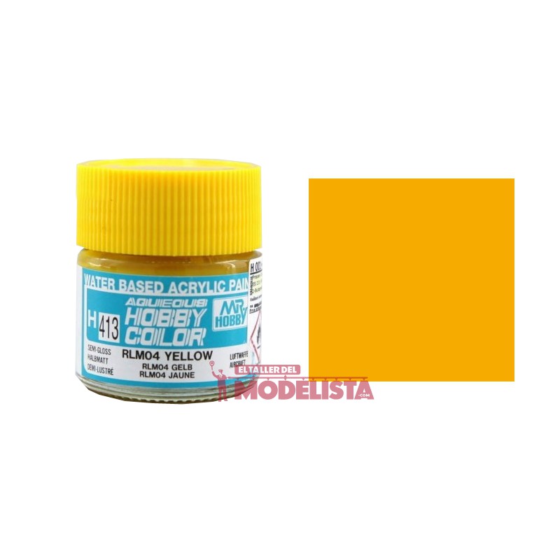 Amarillo RLM04 10 ml. Gunze Sangyo. HOBBY COLOR H413 Amarillo RLM04 10 ml. Gunze Sangyo. HOBBY COLOR H413