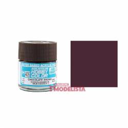 Chocolate brown 10 ml. Gunze Sangyo. HOBBY COLOR H406