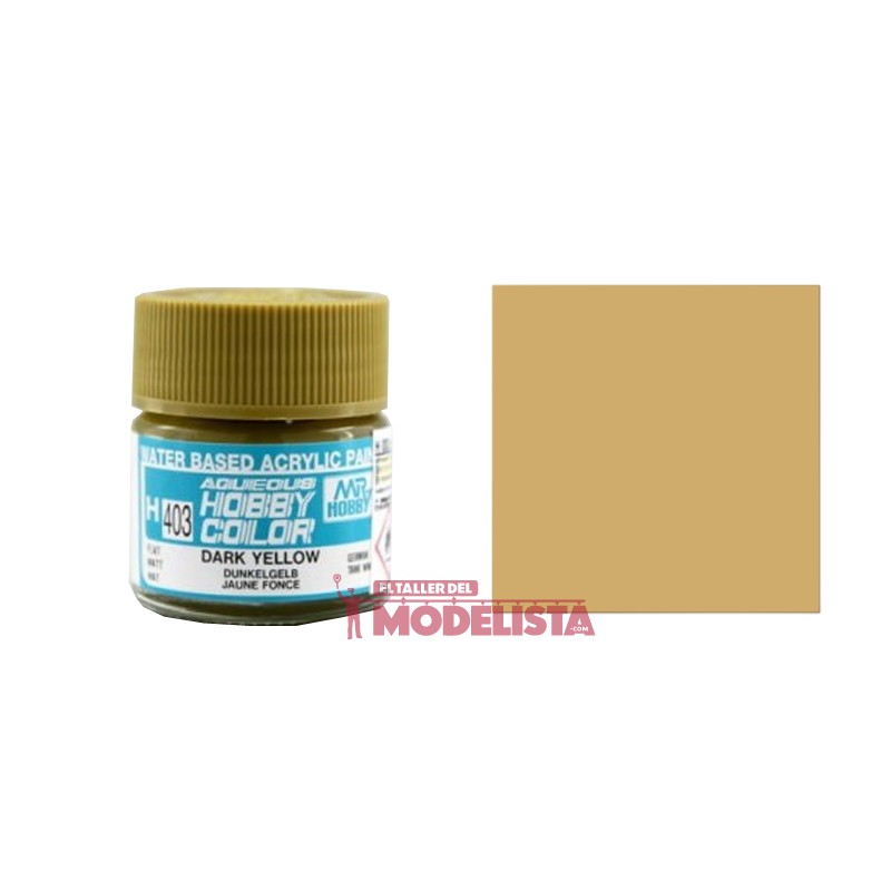 Amarillo oscuro 10 ml. Gunze Sangyo. HOBBY COLOR H403