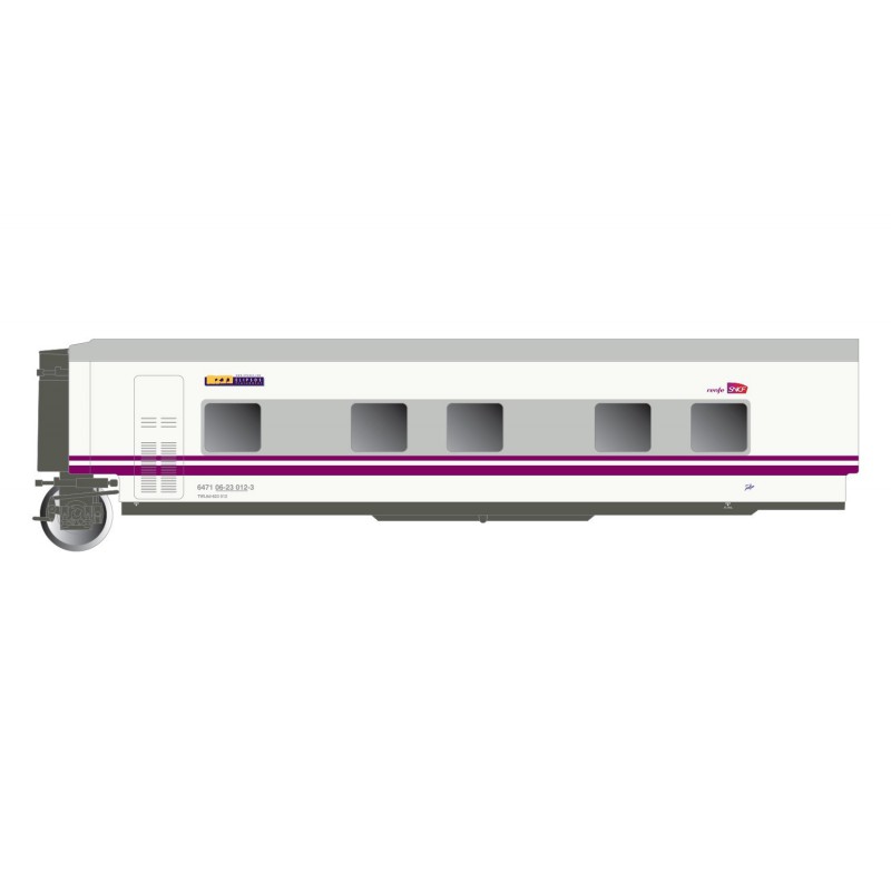 Train "Elipsos" coach TWL6, RENFE-SNCF. Train "Elipsos" coach TWL6, RENFE-SNCF.