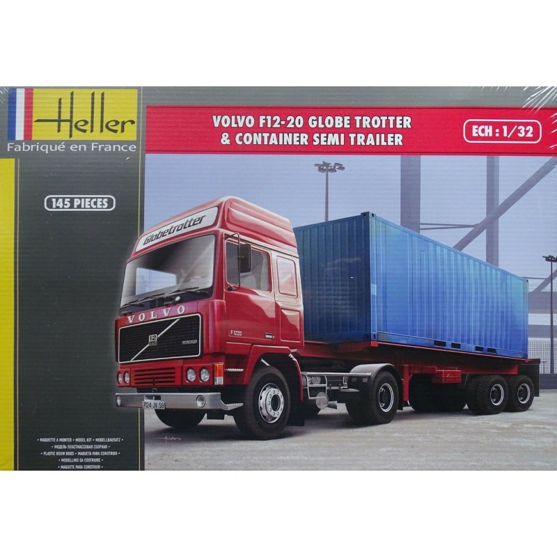 Volvo F12-20 con contenedor. Volvo F12-20 con contenedor.