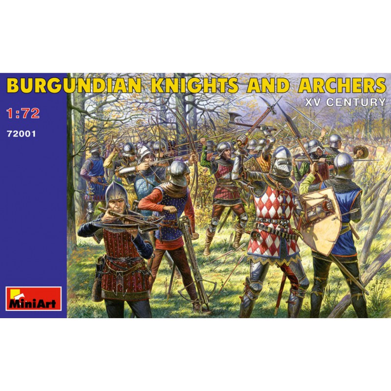 Arqueros y caballeros burgundios. Arqueros y caballeros burgundios.