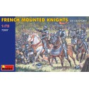 French mounted knights. French mounted knights.