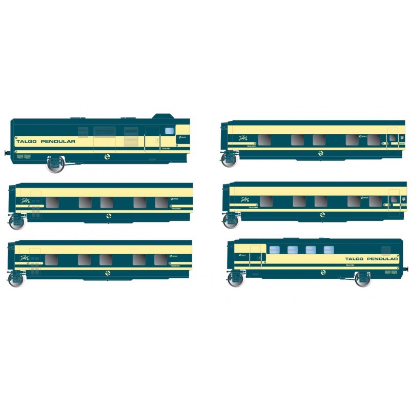 Trenhotel Talgo, RENFE. 6 coaches. Trenhotel Talgo, RENFE. 6 coaches.