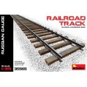 Railroad track.