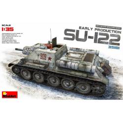 SU-122 autopropulsado soviético, produção inicial.