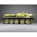 Autopropulsado soviético SU-122, producción media.