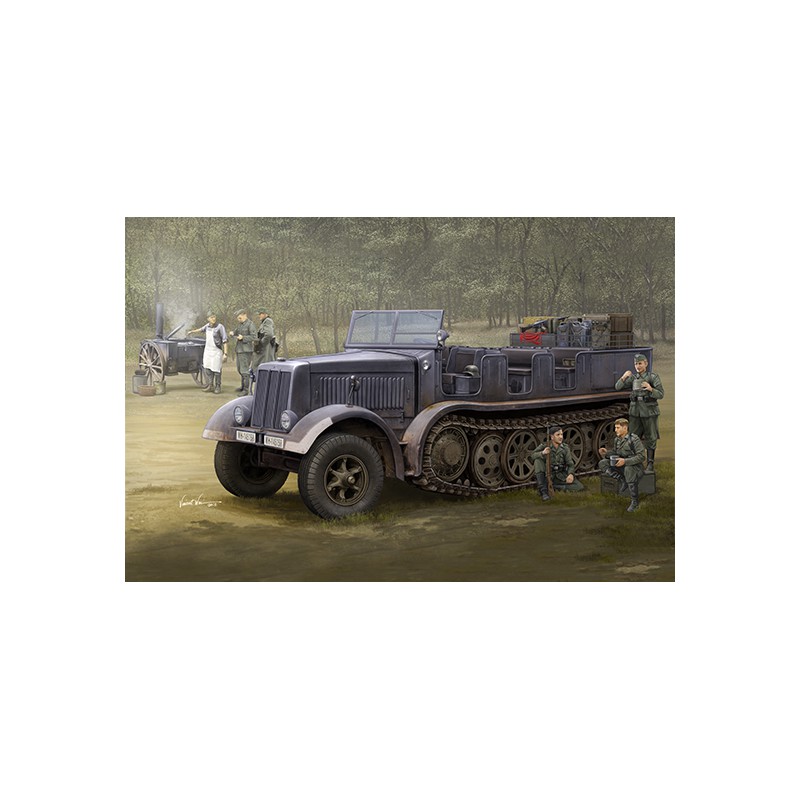Tractor de artillería Sd.Kfz.8 (DB9).