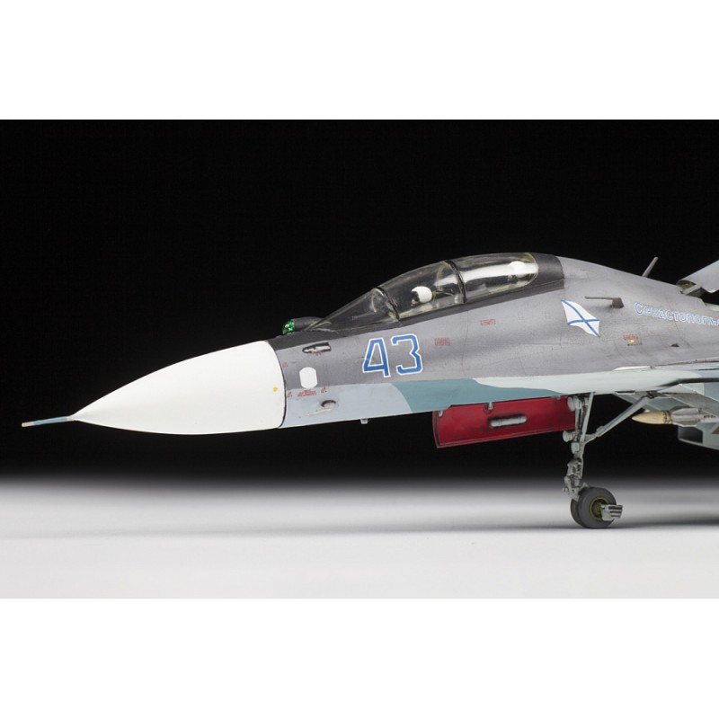 Zvezda 1:72 Scale Russian Su-30SM Air Superiority Fighter Model Kit - New