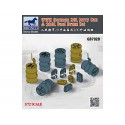 German fuel drums.