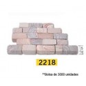 Piedra muro jaspeada (x3000).